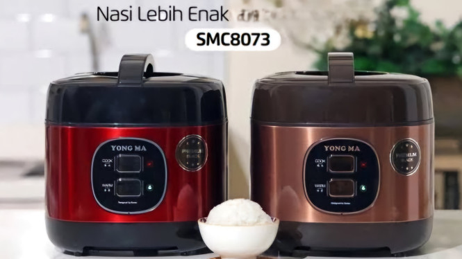 Yong Ma Rice Cooker 2L: Praktis, Sehat, dan Stylish!, Panci Keramik yang Lebih Sehat dan Awet, Kenyamanan dan Keamanan dalam Genggaman, Teknologi Push Button yang Instan, Tampilan Stylish untuk Kitchen Goals, Fitur Keamanan dan Spesifikasi Lengkap