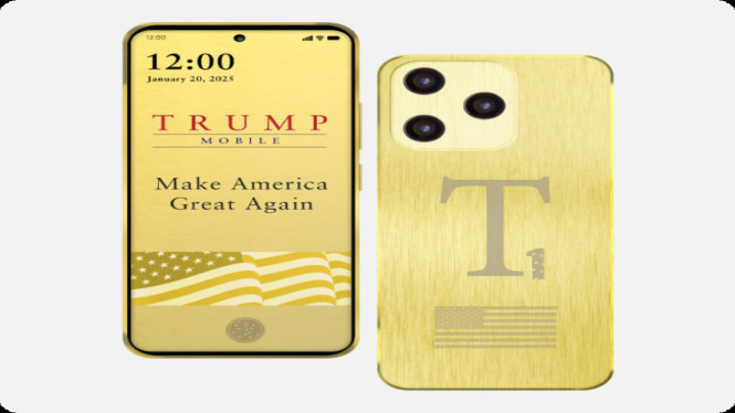 Trump Mobile T1: Smartphone Berlapis Emas Pertama Buatan AS, Desain Premium dengan Sentuhan Emas, Performa Tangguh dengan Android 15, Kamera Berkualitas untuk Foto Harian, Daya Tahan dan Fitur Tambahan, Harga dan Ketersediaan, Paket Data "The 47 Plan"