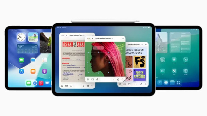 iPadOS 26 Resmi Hadir dengan Desain Liquid Glass dan Fitur MacOS, Multitasking Lebih Fleksibel, Pengalaman iPad Dekat dengan Mac, Menu Bar dan Tombol Jendela ala macOS Hadir di iPad, Aplikasi Preview Mac Kini Tersedia di iPad, Peningkatan Proses Latar Belakang dan Manajemen File, Fitur Audio Lebih Canggih untuk Kualitas Rekaman Profesional, Pembaruan Fitur AI: Live Translation dan Shortcuts Lebih Canggih, Ketersediaan iPadOS 26: Beta dan Rilis Final