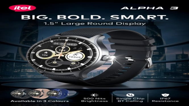 itel Alpha 3 Resmi Rilis: Smartwatch Rp 200 Ribuan, 1. Layar Cerah 1,5 Inci, 2. Desain Premium dan Warna Menarik, 3. Sertifikasi Tahan Air dan Debu (IP67), 4. Panggilan Bluetooth yang Stabil, 5. Pemantauan Kesehatan Sepanjang Hari, 6. 100+ Mode Olahraga, 7. Asisten Suara AI dan Notifikasi Real-Time, 8. Baterai Tahan Lama