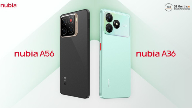 Nubia A36 dan Nubia A56