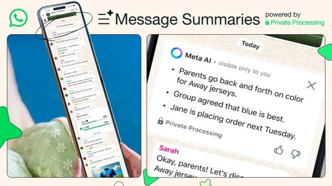 WhatsApp Hadirkan Fitur AI untuk Merangkum Pesan Grup yang Panjang, Cara Kerja Fitur Private Message Summaries di WhatsApp, Privasi Terjaga, Proses Ringkasan Hanya untuk Pengguna, Ketersediaan Fitur Saat Ini dan Rencana Ekspansi, Manfaat dan Pertimbangan Privasi Fitur AI WhatsApp, Kesimpulan: Apakah Anda Siap Menggunakan Fitur AI WhatsApp Ini?