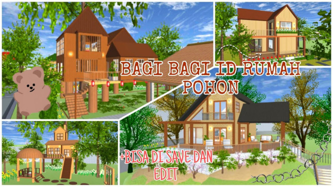 Kumpulan Terbaru ID Rumah Pohon di Sakura School Simulator 2025, Wajib Dicoba!, 1. Rumah Pohon Home Grill dan Boy, 2. Rumah Pohon Tradisional, 3. Rumah Pohon Modern, 4. Rumah Pohon Besar