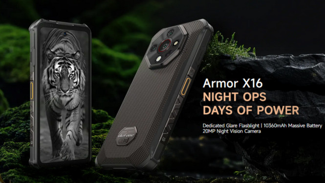 Ulefone Armor X16: Ponsel Tangguh dengan Night Vision, Desain Militer dan Ketahanan Ekstrem, Layar Lega dan Refresh Rate Tinggi, Kamera dengan Mode Night Vision, Performa Cukup untuk Harian, Baterai Raksasa 10.360mAh dan Fast Charging, Fitur Pendukung Lengkap, Ketersediaan dan Harga