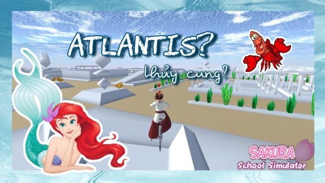 Kota Atlantis di Sakura School Simulator, 1. Perbarui Game ke Versi Terbaru, 2. Aktifkan Fly Mode atau Gunakan Jetpack, 3. Menuju Laut Terdekat dari Kota, 4. Menyelam ke Dasar Laut, 5. Temukan Gerbang Kota Atlantis, 6. Menjelajahi Kota Atlantis