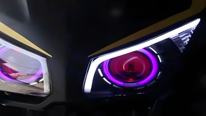 Lampu BILED Motor Matic Sendiri di Rumah