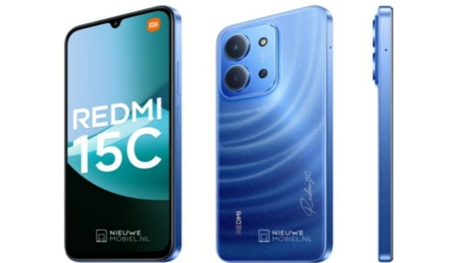Redmi 15C Bocor! Baterai 6.000 mAh & Layar 120Hz, Harganya Bikin Melongo!