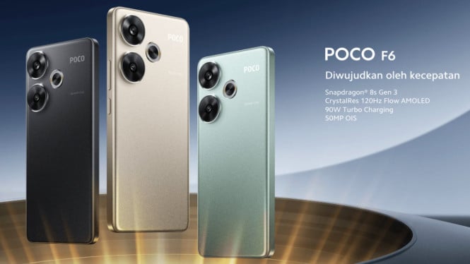 POCO F6 Lagi Viral! HP Kencang Snapdragon 8s Gen 3, 1. Performa Super Kencang Berkat Snapdragon 8s Gen 3, 2. Kamera Utama 50MP yang Tajam &amp; Stabil, 3. Layar AMOLED Super Tajam &amp; Responsif, 4. Baterai Awet + Fast Charging 90W, Ngecas Cuma 35 Menit!, 5. Desain Ramping, Ringan, dan Tahan Cipratan Air, 6. RAM &amp; Penyimpanan Besar, Kencang Maksimal, 7. Fitur Tambahan Lengkap: NFC, Fingerprint di Layar, Dual Speaker