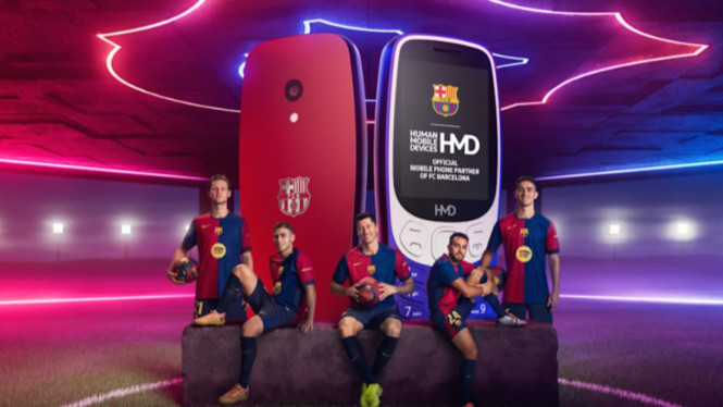 Reboot Nokia 3210 Khusus Fans FC Barcelona: Desain Ikonik dan AI Canggih, Desain Khusus Berwarna Ikonik FC Barcelona, Spesifikasi Teknis dan Fitur Standar Nokia 3210, DeepSeek AI: Kecanggihan Baru di Ponsel Minimalis, Harga dan Ketersediaan: Pre-Sales di China