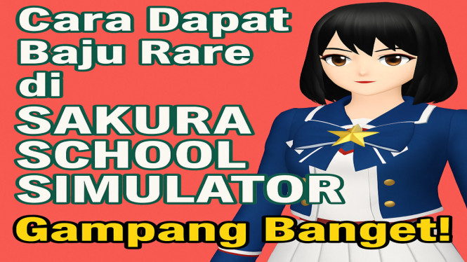 Baju Rare di Sakura School Simulator, 1. Pakai Kode Custom Outfit (Custom Code), 2. Gunakan Save Data Pemain Lain, 3. Desain Kostum Sendiri, 4. Ikut Event Game Resmi, 5. Cek Akun Kreator Outfit, 6. Gabung Komunitas Sakura School Indonesia, 7. Pertimbangkan Upgrade Game