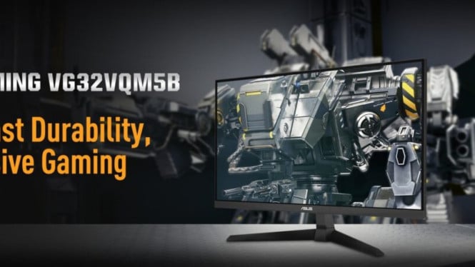 Inilah ASUS VG32VQM5B, Monitor Gaming Berlengkung dengan Performa Tangguh!, Spesifikasi Utama ASUS VG32VQM5B, Desain dan Panel Berkualitas, Teknologi Reduksi Gerakan dan Sinkronisasi Layar, Dukungan HDR untuk Visual Lebih Realistis, Konektivitas Lengkap, Pesaing: AGON PRO CS24A oleh AOC, Kesimpulan: