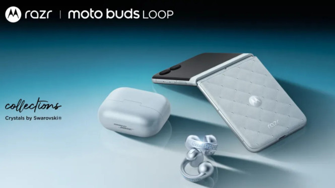 Razr 2025 dan Buds Loop Terbaru dari Motorola, Cantik dan Premium dalam Warna Ice Melt!, Razr 2025 Edisi Swarovski: Keindahan dan Teknologi dalam Satu Genggaman, Desain Eksklusif dengan Kristal Swarovski, Aksesori Pelengkap, Spesifikasi dan Harga, Moto Buds Loop dalam Warna Ice Melt: Aksesori Audio yang Stylish, Desain Open-Style dengan Sentuhan Swarovski, Ketersediaan dan Target Pasar, Kesimpulan: