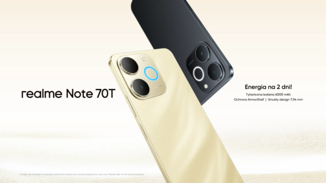 Realme Note 70T: HP Sejutaan Tangguh dengan Baterai Jumbo, Layar Luas dan Nyaman di Mata, Performa Cukup untuk Aktivitas Harian, Baterai 6.000mAh, Tahan Seharian Penuh, Kamera Cukup untuk Dokumentasi Harian, Fitur Tambahan yang Lengkap, Harga Terjangkau, Siap Ramaikan Pasar