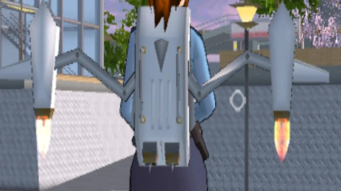Jetpack di Sakura School Simulator