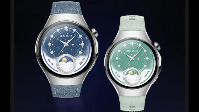 Huawei Meluncurkan Warna Baru untuk Watch 5: Aurora Green dan Galaxy Blue!, Detail Warna Baru dan Desain, 1. Galaxy Blue (Model 46mm), 2. Aurora Green (Model 42mm), Spesifikasi Tetap Sama, Kompetisi dengan Apple Watch Ultra 3, Kesimpulan: