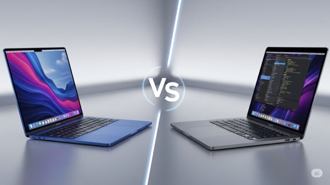 MacBook Air vs MacBook Pro 2025, Varian dan Spesifikasi Chip, Performa dan Kapasitas Memori, Kualitas Layar, Baterai dan Daya Tahan, Port dan Konektivitas, Desain dan Bobot, Ringkasan: Mana yang Cocok untuk Anda?