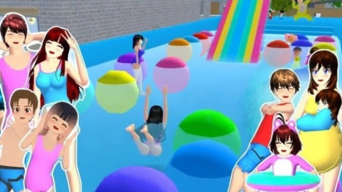 Panduan Lengkap Membuat Kolam Renang Mini di Sakura School Simulator, 1. Membangun Dinding Kolam, 2. Menambahkan Efek Air, 3. Membuat Tangga Kolam, 4. Mengajak Karakter Lain Berenang, 5. Dekorasi dan Sentuhan Akhir