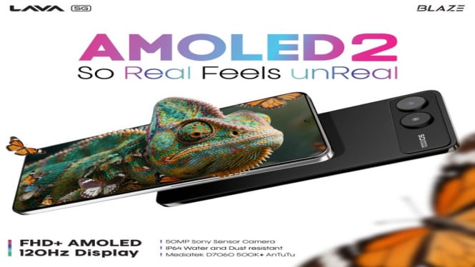 Lava Blaze AMOLED 2 Resmi Rilis, Desain Ramping di Kelasnya, Layar AMOLED dengan Refresh Rate Tinggi, Performa Tangguh dengan MediaTek Dimensity 7060, Kamera Utama Sony 50MP, Baterai Besar dan Pengisian Cepat, Android 15 Langsung dari Kotak, Harga dan Ketersediaan