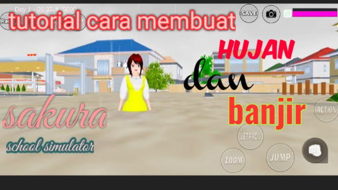 Bikin Hujan &amp; Banjir di Sakura School Simulator, Mengatur Cuaca Hujan di Sakura School Simulator, Menambahkan Efek Banjir di Kota Sakura, Tips Agar Efek Lebih Realistis, Belajar Lewat Tutorial Video, Mengapa Fitur Ini Seru untuk Dicoba?