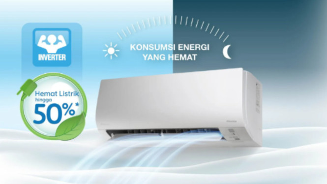 Rekomendasi AC Inverter 1/2 PK Terbaik, 1. Daikin Flash Inverter FTKQ15UVM4, 2. LG DualCool Inverter T05EV5, 3. Panasonic Si-Biru CS/CU-PU5XKJ, 4. Sharp J-Tech Inverter AH-X6ZY, 5. Samsung WindFree™ AR05AYHLAWKNSE, 6. Gree F5S Series, 7. Midea MSAF-05CRN1 (Inverter), 8. Aqua Japan AQA-KCRV5WGW, 9. Polytron Smart Neuva Pro PAC 05VZS, 10. Hisense Inverter AN05CDG