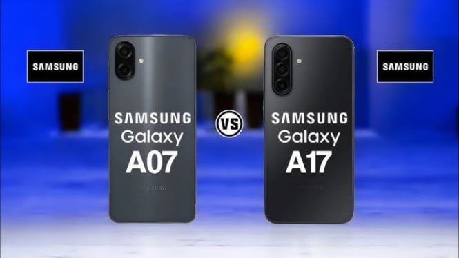 Samsung Galaxy A07 4G vs Galaxy A17 5G, Desain dan Dimensi, Performa dan Penyimpanan, Sistem Operasi dan Fitur Keamanan, Baterai dan Pengisian Daya, Audio dan Konektivitas, Harga dan Target Pengguna