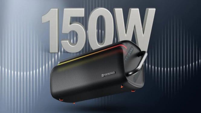 Portronics Nebula X: Speaker Pesta 150W, Audio Bertenaga dengan Teknologi Bass Boost, Mikrofon Nirkabel untuk Karaoke Instan, Desain Modern dengan Efek Pencahayaan RGB, Konektivitas Lengkap dan Baterai Tahan Lama, Ekspansi Produk Portronics, Menyasar Segmen Hiburan Rumah dan Mobile