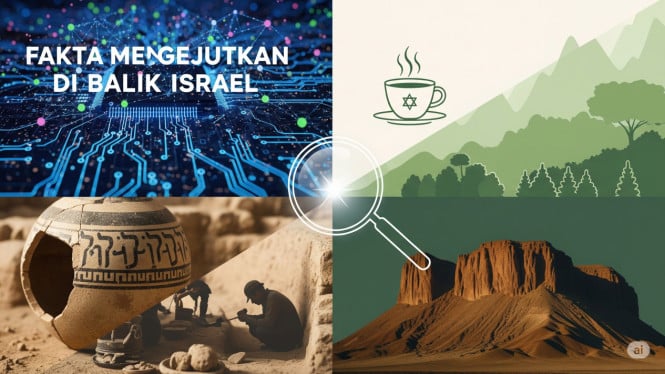 Fakta Mengejutkan tentang Israel, Unit Cyber Rahasia: Unit 8200, Nuklir Rahasia di Gurun Dimona, Kebangkitan Bahasa Ibrani, Negeri yang Semakin Hijau, Inovasi Pertanian di Gurun, Operasi Solomon 1991, Fenomena Geologi: Makhtesh Ramon, Aturan untuk Model Sehat, Negeri dengan Museum Terbanyak, Jejak Prasejarah di Tel Motza, Lebah Purba di Tel Rehov, Yerikho, Kota Tertua, Jerusalem: Pusat Arkeologi Hidup, Budaya Kopi dan Vegan