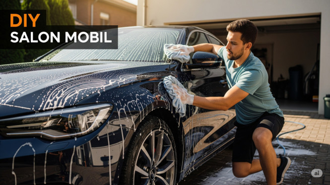 Salon Mobil Sendiri di Rumah, Persiapan Alat dan Bahan, Mencuci Bagian Eksterior, Detailing Eksterior, Membersihkan Interior, Detailing Interior, Sentuhan Akhir