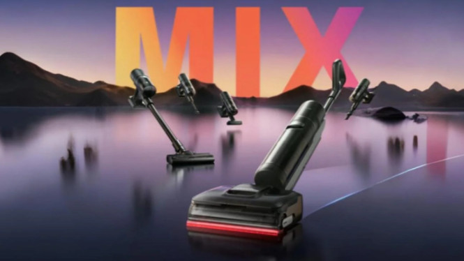 Dreame T50 Mix, Teknologi Pembersih 5-in-1 yang Serba Bisa, Daya Hisap Super Kuat 22.000Pa, AI Canggih untuk Sudut dan Tepi, Anti Kusut dengan Teknologi Swiss, Sterilisasi Maksimal dengan Air Panas 100°C, Deteksi Kotoran Otomatis, Baterai Tahan Lama dan Kontrol Mudah