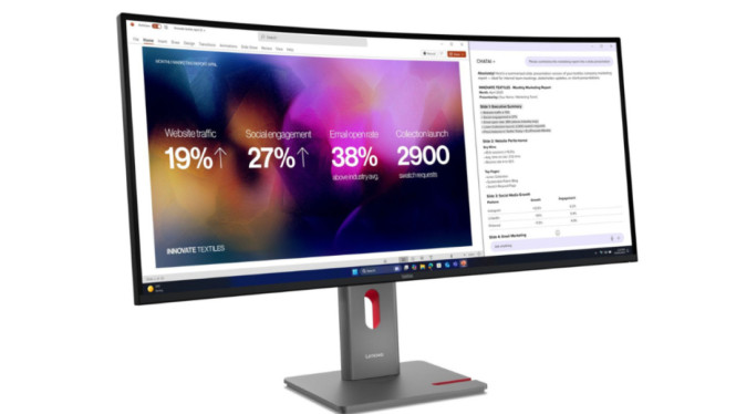Monitor Baru Lenovo ThinkVision P40WD-40 Hadir dengan Teknologi IPS Black dan Thunderbolt 4!, Spesifikasi Utama ThinkVision P40WD-40, Layar IPS Black dengan Performa Visual Premium, Konektivitas Lengkap dengan Thunderbolt 4, Teknologi Hemat Energi dan Refresh Rate Dinamis, Fitur Ergonomi dan Kenyamanan Mata, Produk Terkait dari Lenovo, Kesimpulan: