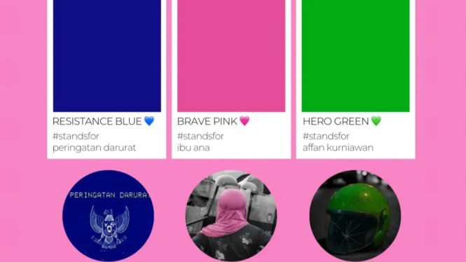 Kenapa Banyak Orang Ganti Foto Profil Jadi Hijau dan Pink? Ini Alasannya!, Kode Warna Resistance Blue, Brave Pink, dan Hero Green, Cara Mengedit Foto Menjadi Hijau dan Pink, Kenapa Banyak yang Menggunakan Warna Hijau dan Pink?, Resistance Blue: Lambang Perlawanan Terhadap Ketidakadilan, Kesimpulan: