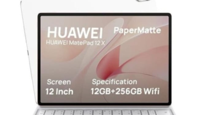 Huawei MatePad 12X, Desain Ringan untuk Mobilitas Tinggi, Layar Nyaman untuk Produktivitas, Fitur Produktivitas Setara Laptop, Performa Kuat dengan Baterai Tahan, Konektivitas dan Aksesori Pendukung