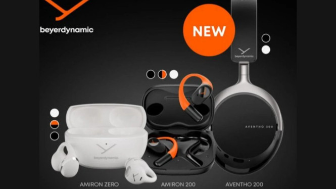 Beyerdynamic Series, Aventho 200: Headphone Over-Ear Premium dengan Baterai Tahan Lama, Amiron 200: Earphone Sporty dengan Desain Terbuka, Amiron Zero: Earbud Clip-On dengan Desain Baru, Harga dan Ketersediaan