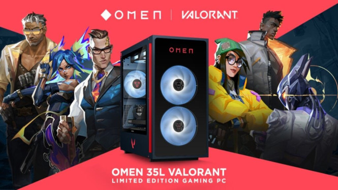 HP Luncurkan PC Gaming Edisi Terbatas OMEN 35L VALORANT
