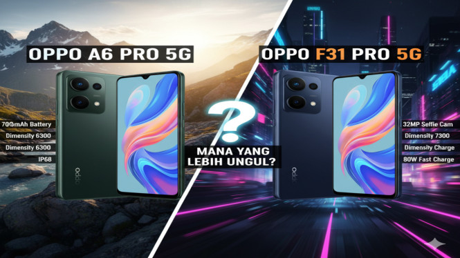Oppo A6 Pro 5G vs Oppo F31 Pro 5G, Desain dan Ketahanan, Layar dan Kualitas Visual, Performa dan Dapur Pacu, Kamera: Siapa yang Lebih Tajam?, Sistem Operasi dan Keamanan, Daya Tahan Baterai, Audio dan Konektivitas, Pilih yang Mana?