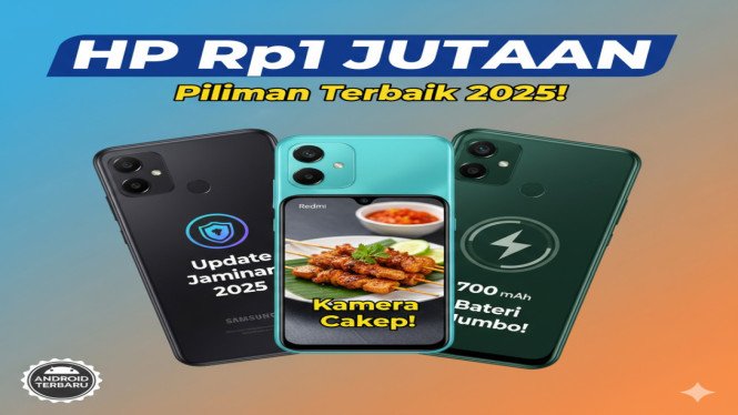 HP Rp1 Jutaan Kamera Cakep, Baterai Jumbo, Samsung Galaxy A06: Aman untuk Update dan Keamanan, Redmi 14C atau Redmi 13X: Andalan Kamera dan Value, Infinix dan Tecno: Juara Baterai Jumbo, Samsung Galaxy A04 dan A05s: Alternatif Saat Promo, Tips Memilih HP Rp1 Jutaan, Rekomendasi Akhir
