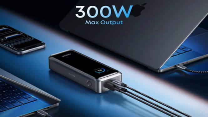 Anker Prime 26K Resmi Rilis, Harga dan Promo Menarik, Kapasitas Baterai Besar, Tetap Aman Dibawa, Output Hingga 300W, Bisa Isi Banyak Perangkat, Isi Ulang Super Cepat, Desain Modern dengan Fitur Tambahan, Solusi Lengkap untuk Profesional dan Traveler