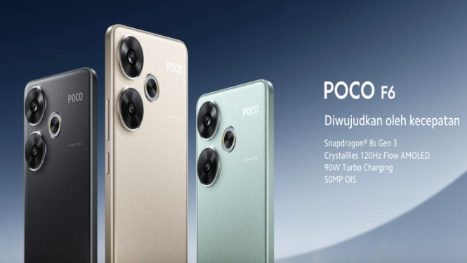 POCO F6 Hadir dengan Snapdragon 8s Gen 3
