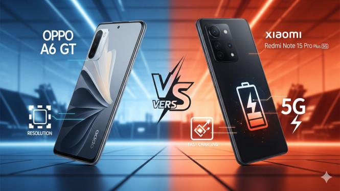 Oppo A6 GT vs Redmi Note 15 Pro Plus 5G, Desain dan Dimensi, Layar yang Memanjakan Mata, Performa dan Dapur Pacu, Kamera untuk Pecinta Fotografi, Sistem Operasi dan Fitur, Baterai dan Pengisian Daya, Audio dan Konektivitas, Mana yang Lebih Layak?