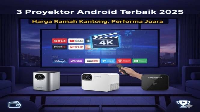 Proyektor Android Terbaik 2025, Apa yang Perlu Diperhatikan Sebelum Membeli?, XGIMI MoGo 3 Pro, WANBO New T2 Max, Cheerlux Mini DLP Android Projector, Dua Opsi Tambahan yang Tak Kalah Menarik, Tips Memilih Proyektor Sesuai Kebutuhan