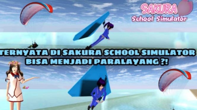 Panduan Cara Terbang dengan Parasut di Sakura School Simulator: Begini Cara Mudahnya!, Langkah-Langkah Terbang dengan Paralayang di Sakura School Simulator, Tips Tambahan untuk Pengalaman Lebih Seru, Keunggulan Trik Ini, Kesimpulan
