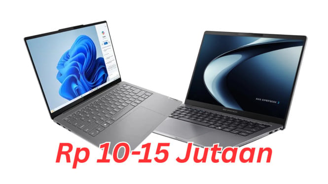Laptop Tipis 10–15 Juta Terbaik, 1. Advan AI Gen &amp; Advan AI Gen Ultra – Mulai Rp10 Juta, 2. Polytron Luxia Pro Ultra 5 – Rp10,9 Juta, 3. Acer Swift Go 14 AI – Rp11–13 Jutaan, 4. Acer Swift Lite 14 Air Edition – Rp12,2 Juta, 5. ASUS Vivobook S14 OLED – Rp12,4–14,9 Juta, 6. Lenovo Yoga Slim 7i 14 OLED Touch – Rp14,5–14,7 Juta, 7. ASUS ExpertBook P3 – Rp13,3 Juta (Honorable Mention), 8. ASUS Zenbook A14 (UX407) – Rp14,5 Juta (Super Ringan)