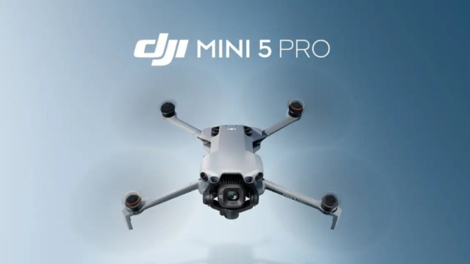 DJI Mini 5 Pro, Video HDR 4K dan Gerakan Lambat Sinematik, Desain Gimbal 225° dan Mode Pengambilan Kreatif, LiDAR dan Penginderaan Omnidirectional untuk Keamanan Malam, Sistem GNSS Ganda dan ActiveTrack 360 yang Lebih Presisi, Waktu Terbang 36 Menit dan Kinerja Optimal