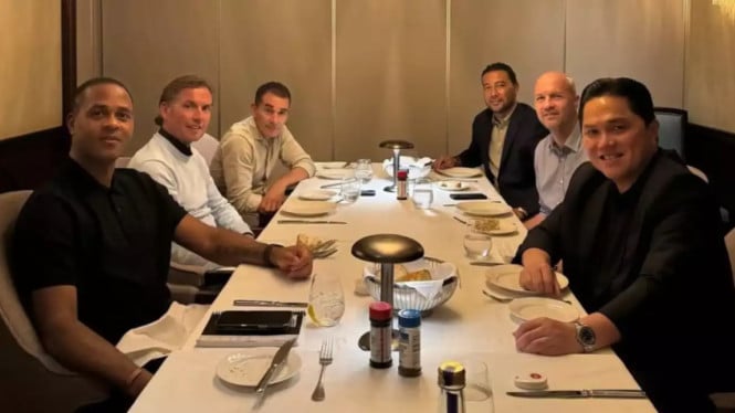 Erick Thohir, Patrick Kluivert dan Staff Kepelatihan