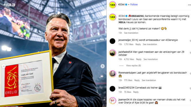 Louis van Gaal, Kursi Pelatih Garuda Masih Kosong, Louis van Gaal dan Kaitan dengan Patrick Kluivert, Respons Publik: Antara Harapan dan Skeptisisme, PSSI Belum Buka Suara Soal Rumor Van Gaal