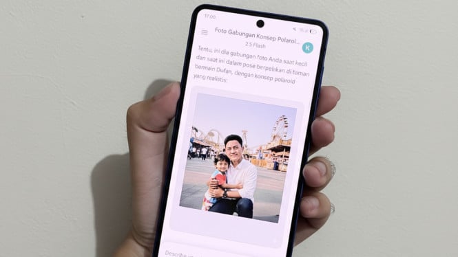 Trend Hugging My Younger Self di Galaxy Z Flip7