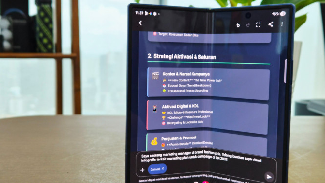 Gemini AI di Galaxy Z Fold7
