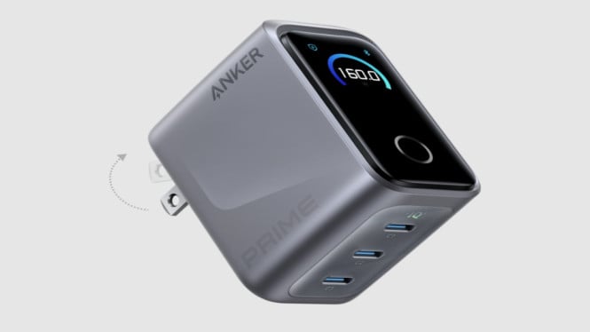 Anker Prime 160W GaN Resmi Rilis, Desain Kompak, Performa Maksimal, Tiga Port USB-C dengan Distribusi Daya Cerdas, Dilengkapi Layar Sentuh Interaktif, Terhubung ke Aplikasi Anker, Sistem Keamanan Canggih, Ideal untuk Pengguna Mobile dan Profesional
