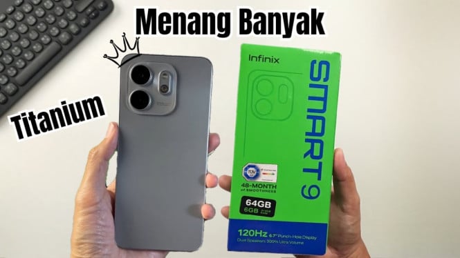 Infinix Smart 9, Performa &amp; Kapasitas: Helio G81 dan RAM Hingga 8 GB, Audio &amp; Multimedia: Dual Speaker Ultra Volume 300%, Kamera AI 13 MP dengan Mode Lengkap, Baterai &amp; Daya Tahan: 5000 mAh + LED Flash Super Terang, Sensor, Konektivitas &amp; Desain Warna, Sistem Operasi: Android T Go Edition yang Ringan