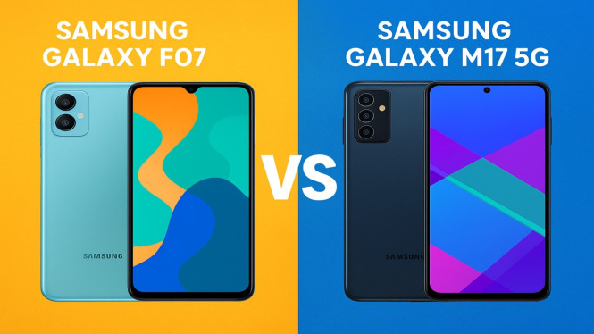 Samsung Galaxy F07 vs Galaxy M17 5G, Desain dan Dimensi, Layar dan Kualitas Tampilan, Performa dan Kecepatan, Kamera: Siapa yang Lebih Tajam?, Sistem Operasi dan Fitur Privasi, Daya Tahan Baterai, Audio dan Konektivitas, Mana yang Lebih Layak Dibeli?